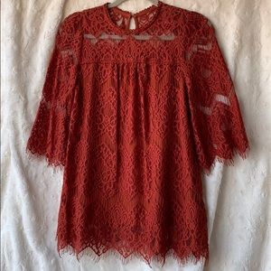 New! Blu Pepper lace blouse from Mod Cloth 🍁